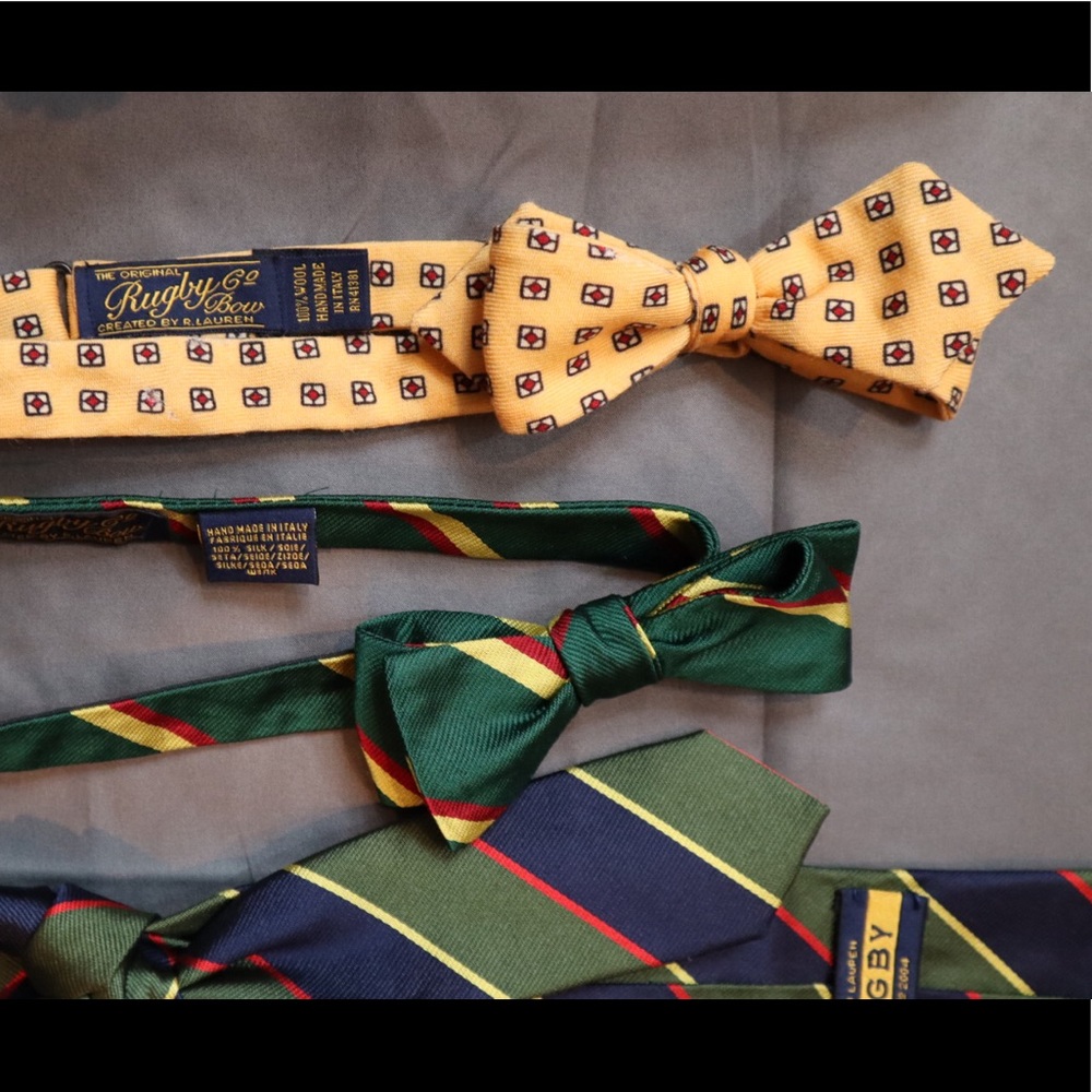 Rugby Ralph Lauren bow ties/ tie